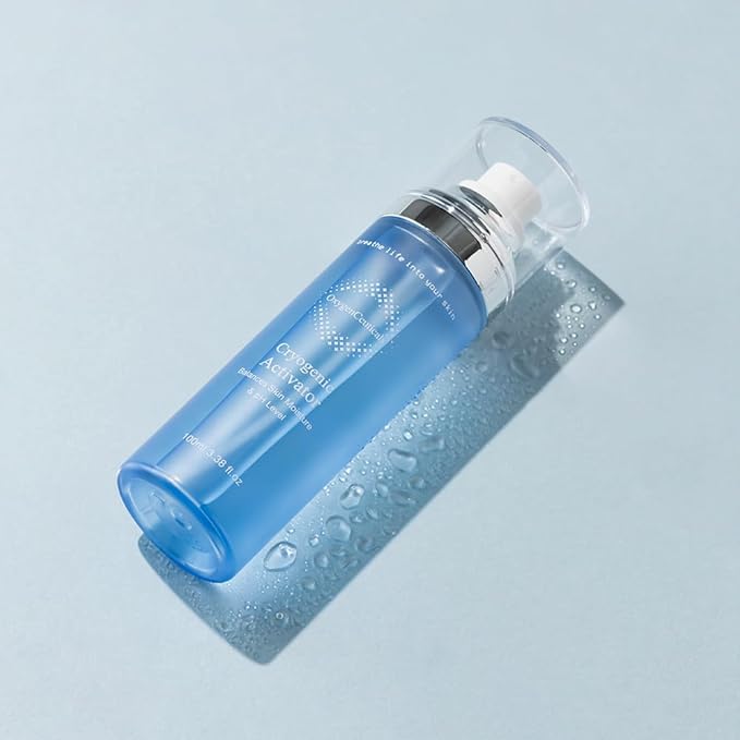 Cryogenic Activator – Mineral-Rich Deep Sea Water Mist with Dissolved Oxygen, Soothing & Regenerating Spray for Soothing, Clinically Tested Non-Irritating. 3.38 fl.oz (100ml)