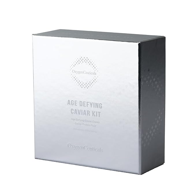 Age Defying Caviar Kit – Anti-Aging Kit, Age-Defying Caviar Cream & Serum for Fine Lines Repair, Skin Renewal for Face & Neck