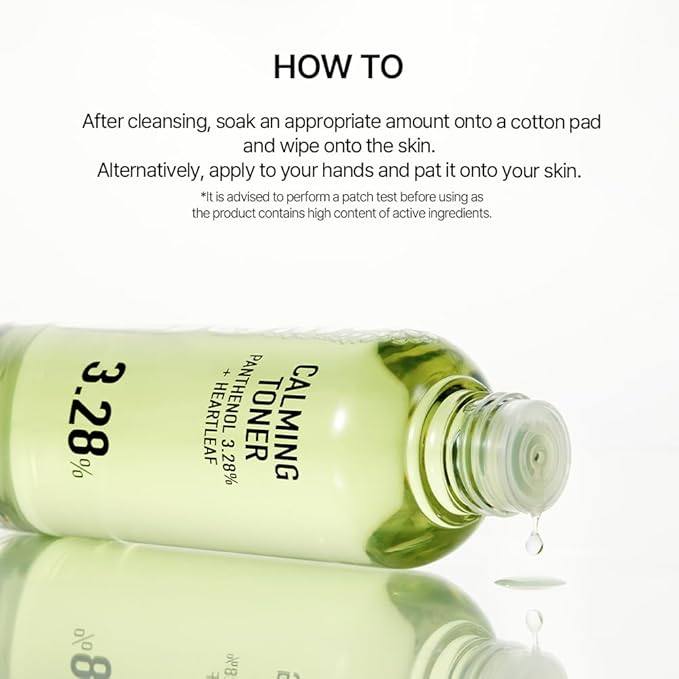 Parnell Panthenol 3.28% | 200ml / 6.76 fl.oz. | Heartleaf Calming Toner 200ml, Soothing Hydrating Toner, Korea Skin Care, Korea Beauty