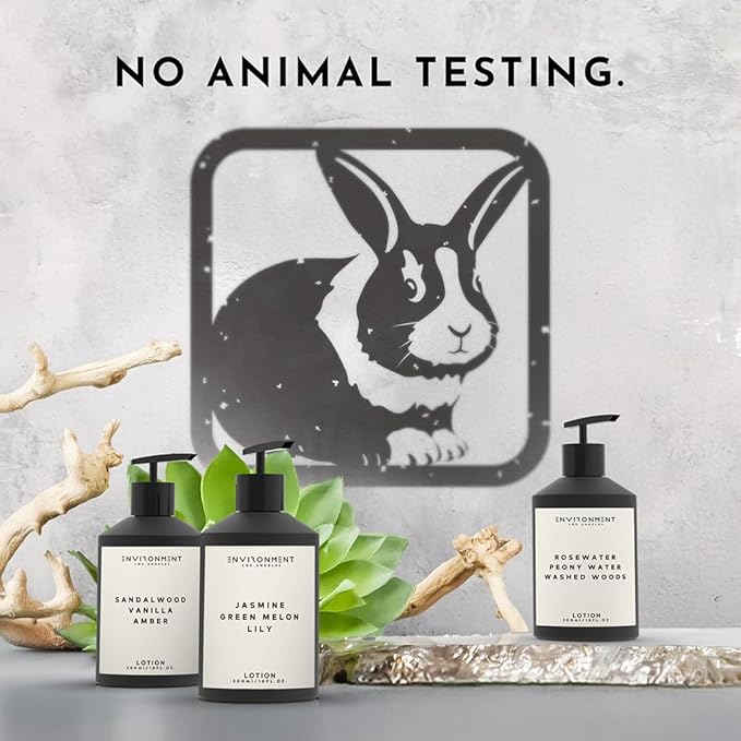 ENVIRONMENT Inspired by 5-Star Hotels RC Lotion, 300ml Luxury Scented Lotion (Marine | Bergamot | Jasmine) Bathroom Luxury, Men & Women High-End Body Lotion, Hand Cream, Dry Skin Treatment