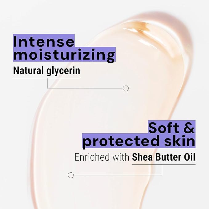 Panier des Sens - Lavender Moisturizing Body Wash for Women & Men - Gentle Shower Gel 96% Natural Ingredients for Normal, Sensitive Skin - Body Care Made in France, SLS Free, Vegan - 6.8 Floz
