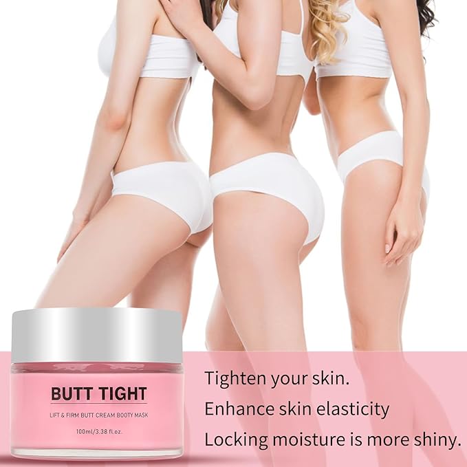 Butt Tight Lift Cream,Hip Firming Lifting and Firming Cream,Significantly Tighten the Leg Skin, Lift and Tighten the Body Cream to help Reduce the Appearance of Cellulite