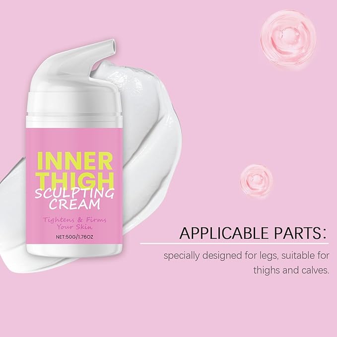 Leg Firming Cream For Loose Skin, Skin Tightening Lotion For Body And Leg, Go Pure Butt And Thigh Cream, 50G