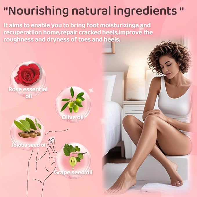 Gel Socks for Dry Cracked Feet Women,Foot Moisturizing Socks,Gel Socks Spa Socks,Cotton Socks for Moisturizing Feet Overnight