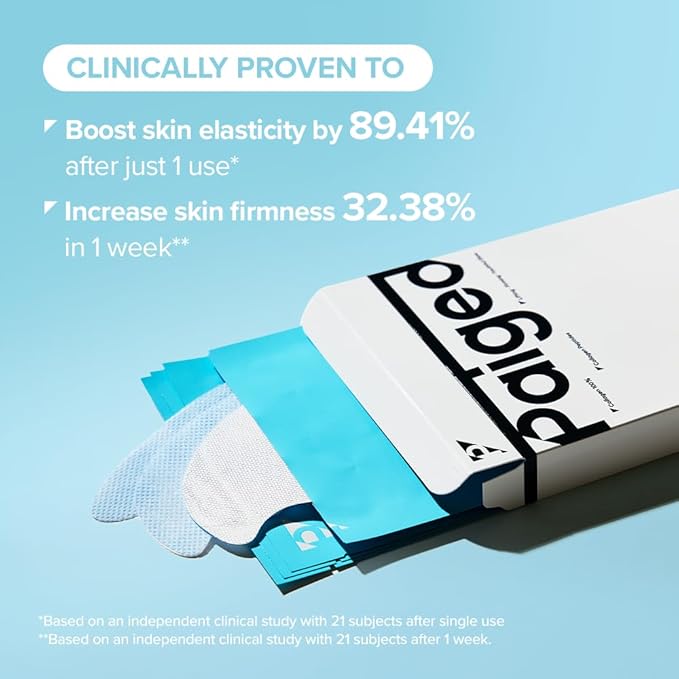 Melt to Skin Collagen Mask, – Wrinkle Patches for Forehead, Eyes & Smile Lines - Frown Lines, Eleven-Lines Repair Patches, Invisible Face Wrinkles Smoothers - Korean Skin Care, 4EA