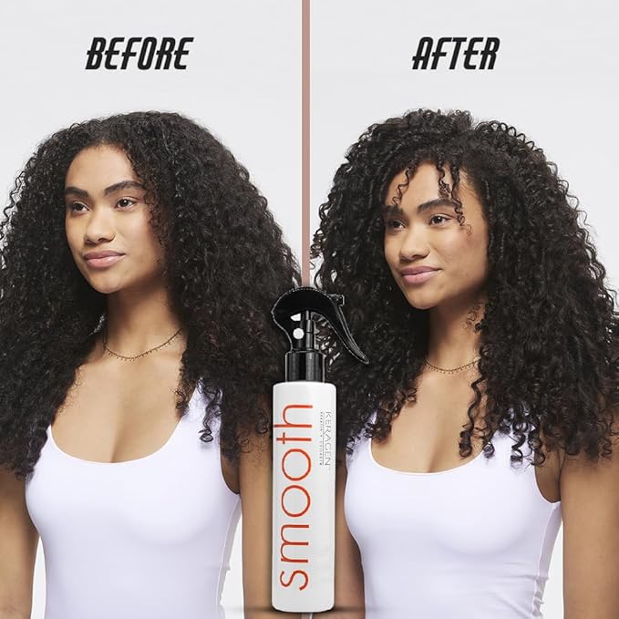 KERAGEN Heat Protectant Spray for Hair, 8 Oz – Thermal Styling for All Hair – Shiny, Frizz-Free Finish – Keratin, Collagen