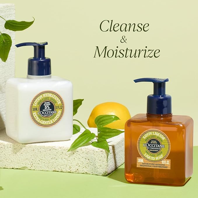 L'OCCITANE Shea Butter Liquid Hand Soap Enriched with Organic Verbena 16.90 fl oz