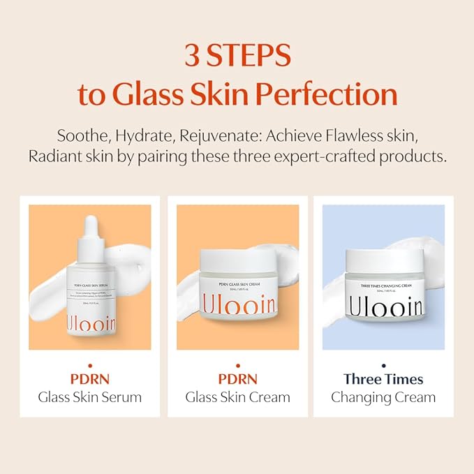 PDRN Glass Skin Cream – K-Beauty Hydrating & Revitalizing Face Cream with PDRN & Bakuchiol | Clinically Proven by Korean Skincare Clinic | Supports Skin Barrier, Smoothness, and Deep Moisture