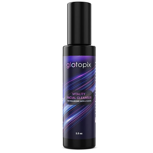 Vitality Facial Cleanser - Daily Face Wash for Dry, Combination, Normal, Oily Skin with Antioxidant-Dense Hibiscus Extract - Oil Free Skin Cleansers for Sensitive Skin - Pore Cleanser - 3.5Oz