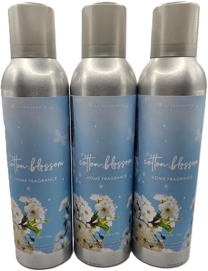 AP Fragrance Belfair Oaks Room Fragrance Air Cotton Blossom Freshener Spray - Concentrated Cotton BlossomOdor Neutralizer - 3 Pack