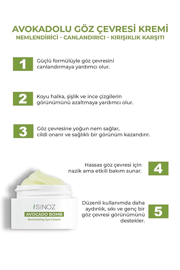 Avocado Eye Cream | Liposomal Caffeine & Matrixyl 3000 Peptides | Bright and Tight, Anti-Dark Circles, Eye Bags, Hydrating Under Eye Cream, Anti-Puffiness, Anti-Aging | 0.5 fl oz / 15 ml