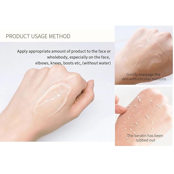 Orange Exfoliating Gel for Face and Body, Exfoliating Cleansing Gel Scrub, Remove Blackheads Moisturize Cleansing, Orange Enzymes Exfoliatings Gels All Types Skin (3PC, 3)