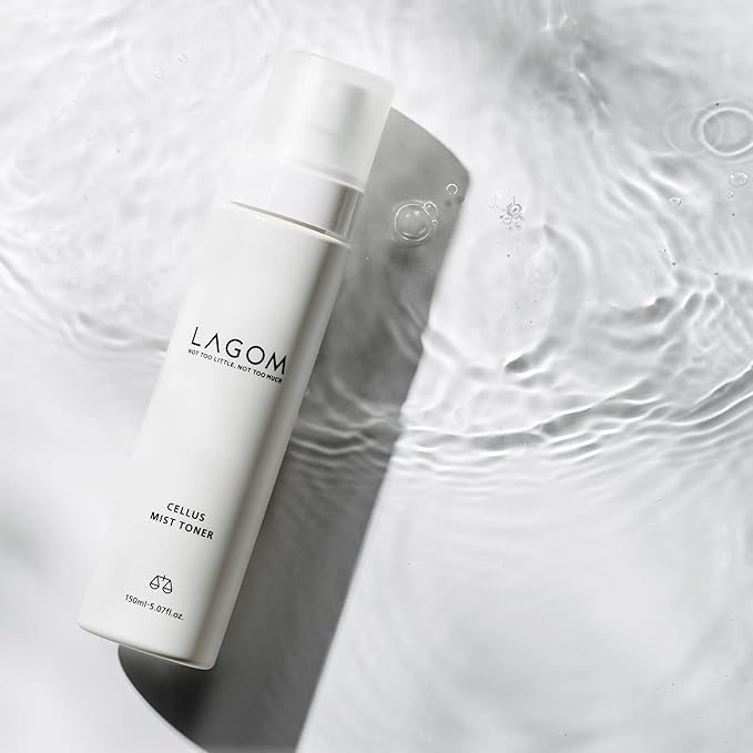 LAGOM Cellus Mist Toner, Face Moisturizer, Skin Barrier Strenghtening Hydration Spray, pH Protection, Alcohol-Free, Zero-Irritation for Sensitive Skin 4.05 Fl Oz