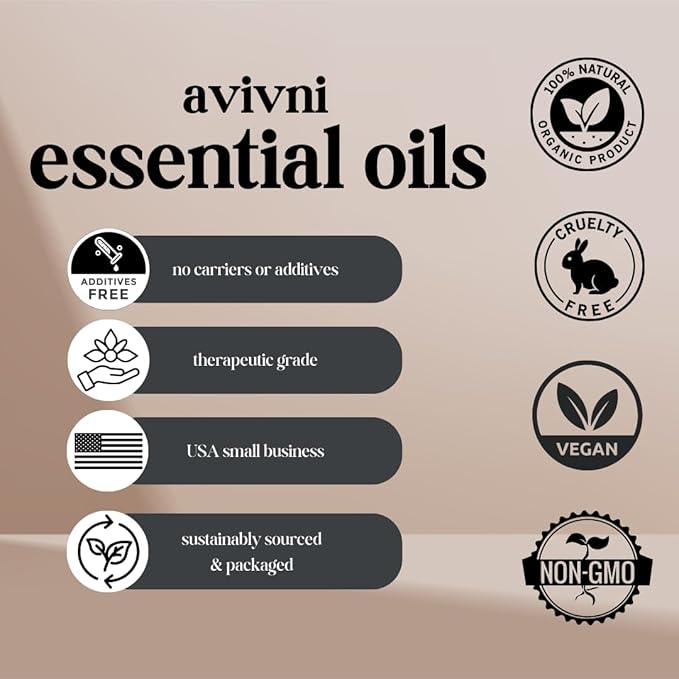 Ylang Ylang Essential Oil - 100% Pure & Natural, Organic, Undiluted for Aromatherapy, Hair, Diffuser (0.33oz - 10ml)