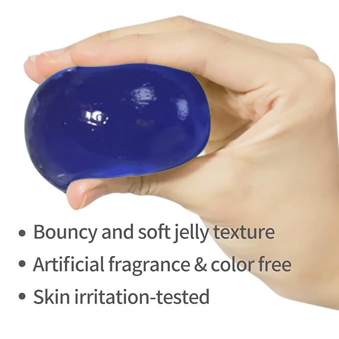 ONGREDIENTS Butterfly Pea Cleansing Ball, Face Soap Bar, Jelly Ball Cleanser, 3.8 Ounce