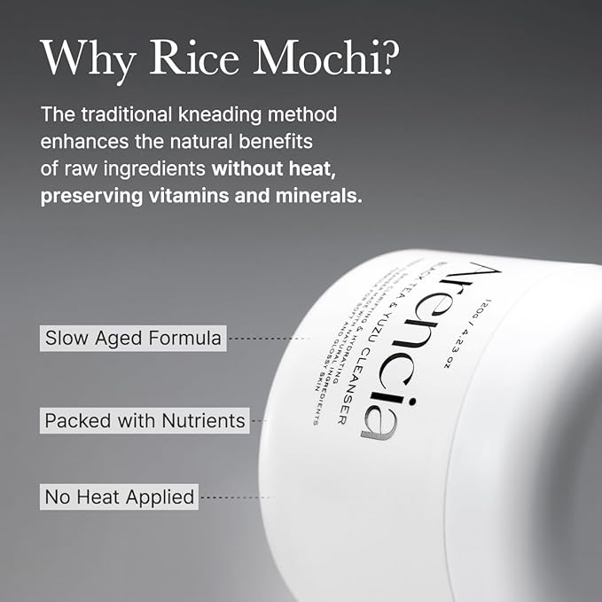 Black Tea Rice Mochi Face Cleanser, 120g, Pore Care, Sebum Control, Oily Skin