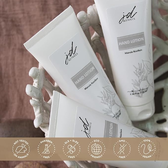 JDBotanics Marula Rooibos Hand Lotion | 99% Natural Ingredients | Direct from South Africa