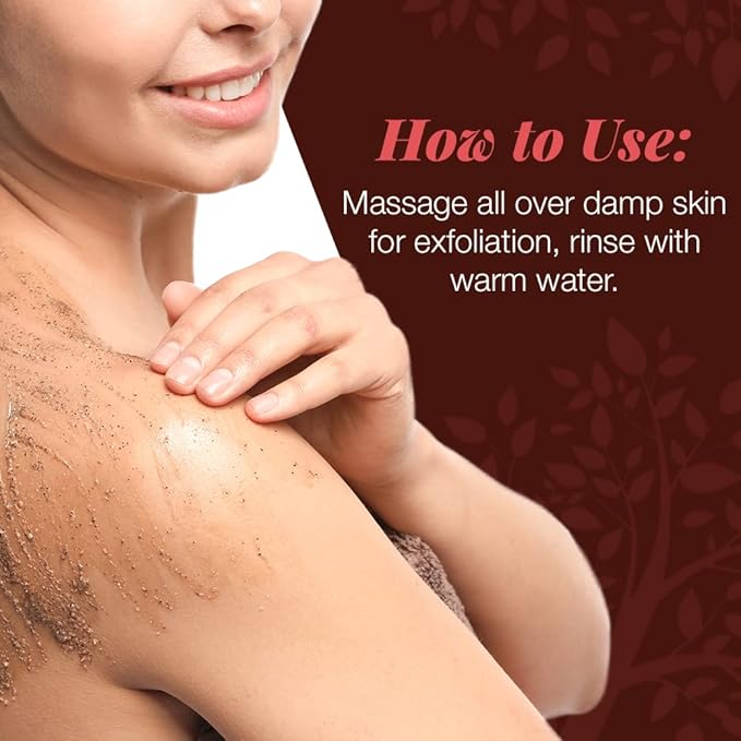 Body Drench Argan Oil Body Scrub for Women – Body Exfoliator Scrub & Deep Cleansing Skin Polish for Smooth Skin, Removes Dead Skin Cells, 6 fl oz