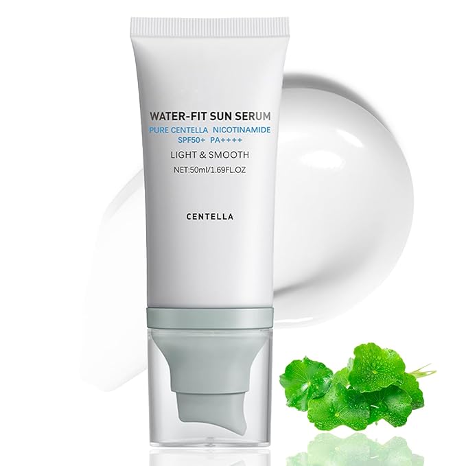 Tinted πΆπππ‘πππΓ‘ Sunscreen SPF50 PA++++, 50ML Cen-tella Madagascar Face Sun Screen Long-Lasting Protection, Hyalu Cica Water-Fit Sun Serum Matte No White Cast for All Skin Type and UV Defense