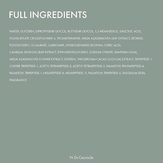Dr.Ceuracle Vegan BHA & Matcha Ampoule - Gentle Exfoliating Facial Serum, Salicylic Acid for Pores and Sebum Treatment (30ml / 1.01 fl. oz.)