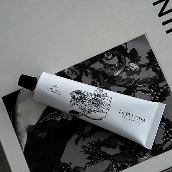 Scented Hand Cream For Women By Perfumers - Anti Wrinkle, Brightening, Non-Greasy Moisturizer - Luxury Korean Hand Cream For Gift 1.9oz/55ml (1.93 fl oz, LP02 Peacock Feather)