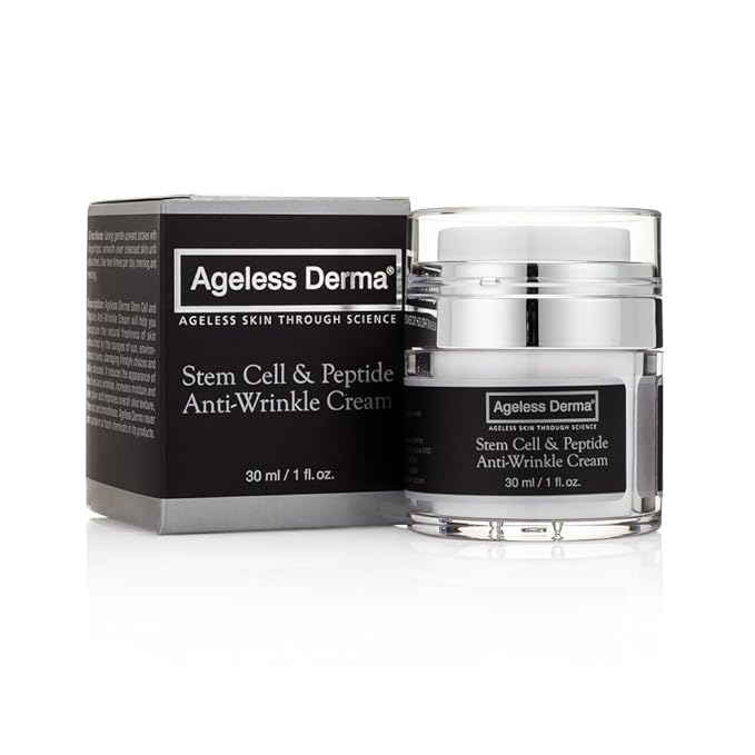 Stem Cell and Peptide Facial Anti Wrinkle Cream By Dr. Mostamand. This Anti Aging Face Moisturizer Restores Youthful Glow to Your Skin