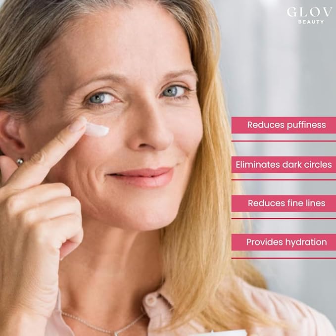 Hydrate & Brighten Eye Cream - Anti-Aging Under Eye Cream for Dark Circles, Wrinkles & Puffiness - With Retinyl Palmitate, Sodium Hyaluronate & Niacinamide - All Skin Types
