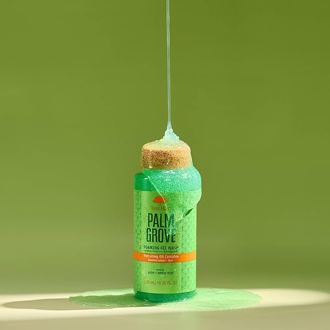 Tree Hut Tropic Palm Grove Wash, Gently Cleanses and Leaves Skin Looking Fresh and Radiant, Body Wash, 18 fl oz
