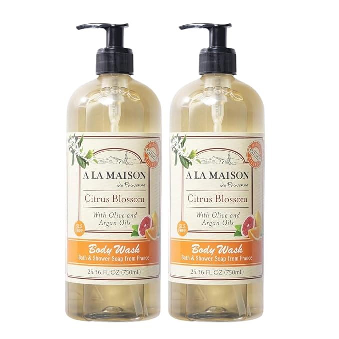 A LA MAISON Body Wash, Citrus Blossom, 25.36 Fluid Ounce, 2Pack