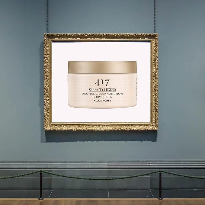 -417 Dead Sea Cosmetics Milk & Honey Deep Nutrition Body Butter For Dry Skin - Nourishes & Protects from UV Radiation - Softening Body Moisturizer - With Shea Butter & Aloe Vera - All Natural 8.4 oz