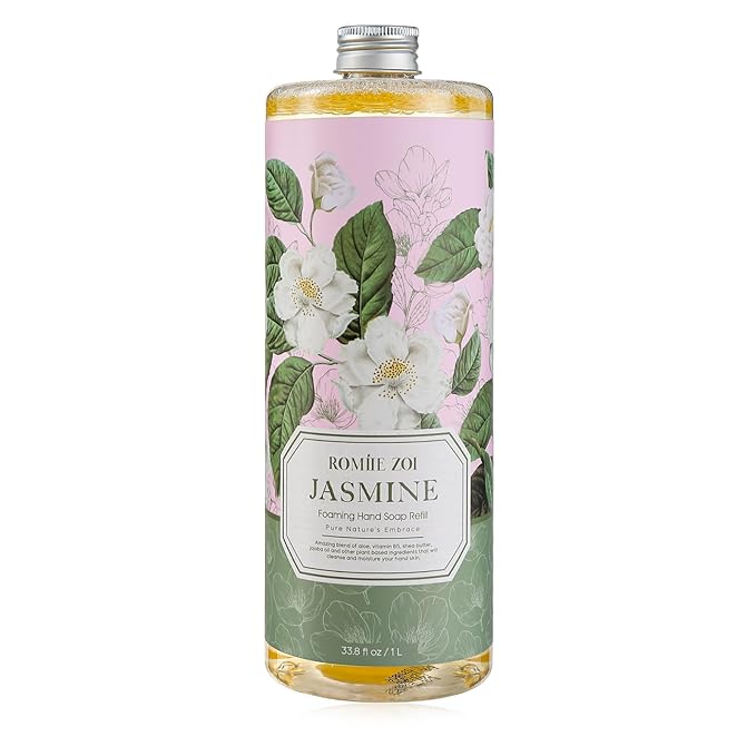 Foaming Hand Soap Refill, Jasmine, Gentle & Moisturizing Formula, 1 L/ 33.8 FLOZ