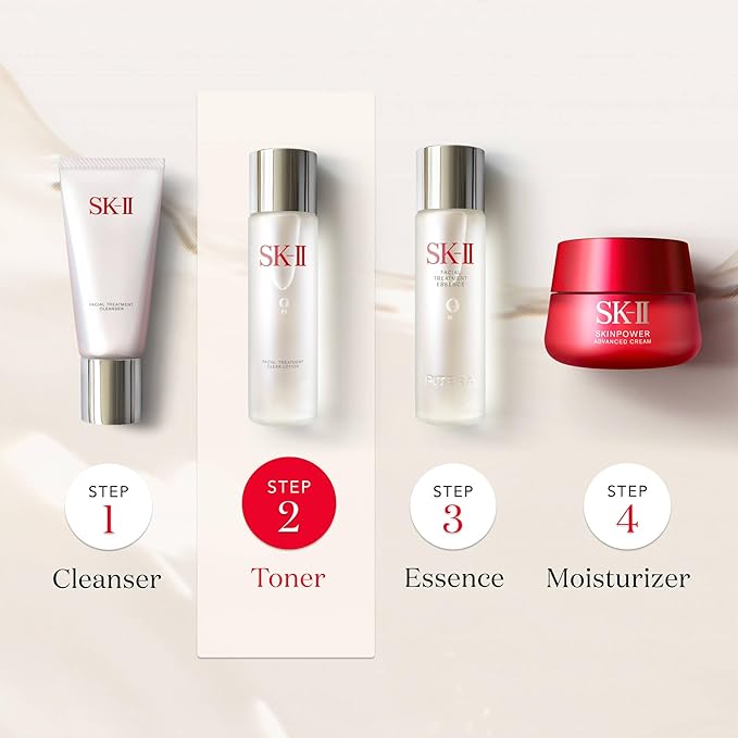 SK-II Facial Treatment Clear Lotion - Hydrating Face Toner with AHAs to Exfoliate & Visibly Improve Texture - Gentle Facial Toner Made with Salicylic & Lactic Acid for a More Even Skin Tone (5.4 oz)