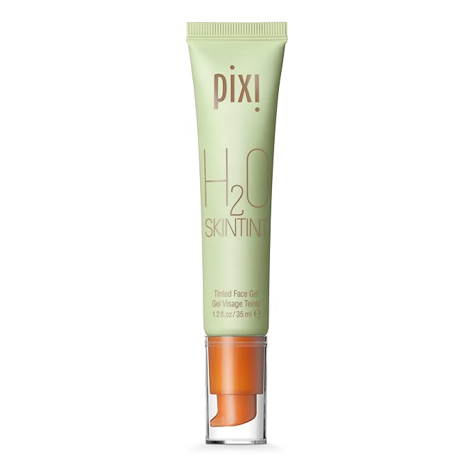 Pixi H2O SkinTint | Tinted Gel Moisturizer | Lightweight, Hydrating & Water-Resistant | Evens Tone & Reduces Redness | Chai | 1.2 fl oz/35 ml