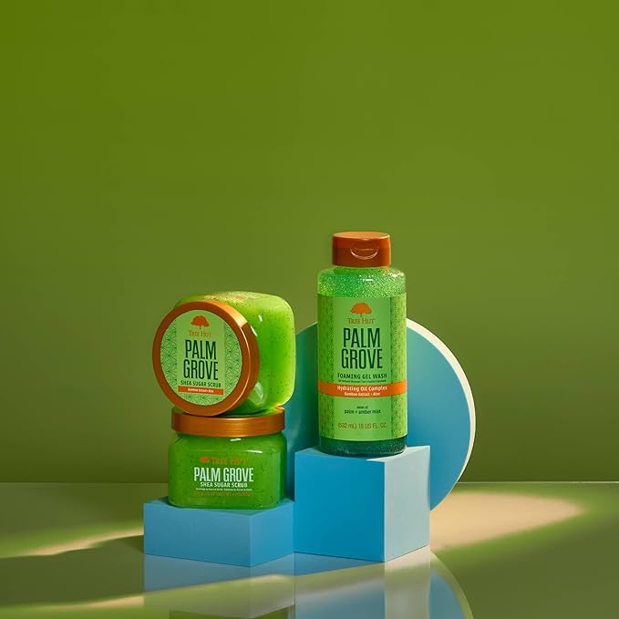 Tree Hut Tropic Palm Grove Wash, Gently Cleanses and Leaves Skin Looking Fresh and Radiant, Body Wash, 18 fl oz