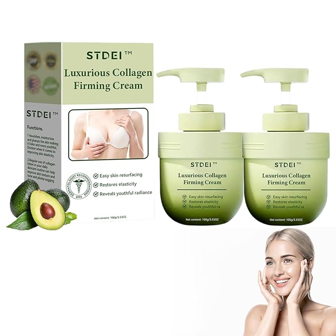 STDEI Luxurious Collagen Firming Cream,Advanced Firming Cream, Skin Tightening, Deep Moisturizing, For All Areas of the Body (2)