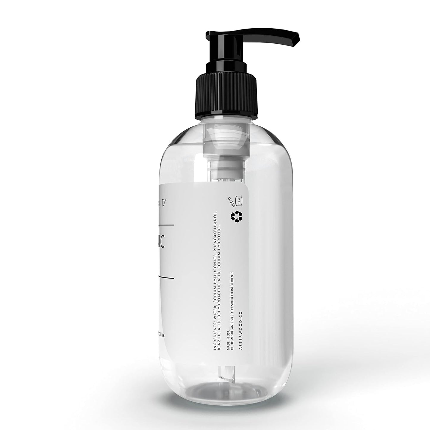 Hyaluronic Acid Serum for Face – Anti-Aging, Hydrating & Plumping Facial Serum for Dry, Sensitive & Mature Skin | Fragrance-Free, Non-Greasy | 8 Fl Oz