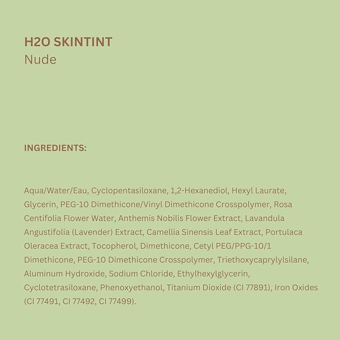 Pixi H2O SkinTint | Tinted Gel Moisturizer | Lightweight, Hydrating & Water-Resistant | Evens Tone & Reduces Redness | Nude | 1.2 fl oz/35 ml