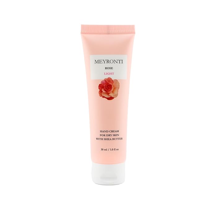 Rose scented hand cream for dry cracked hands, hand lotion travel size, mini purse essentials, travel size moisturizer, mini lotions, dry hands treatment lotion for extremely dry skin 30ml/1.0 fl Oz