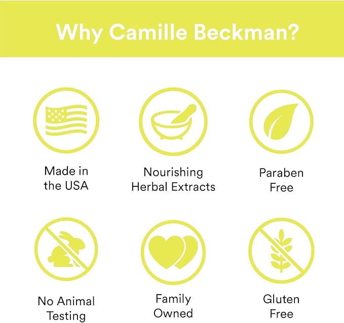 Camille Beckman Foot Treatment Moisturizing Cream, Citrus Mint, 6 Ounce