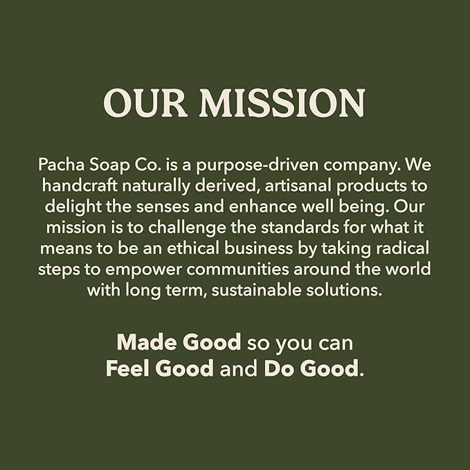 Pacha Soap Co. Bar Soap, Coconut Lemon, 5-Pack (4 oz ea) - Premium, Handcrafted, Hydrating, Natural Face Wash, Hand Cleanser, Body Wash, Soothing Essential Oils