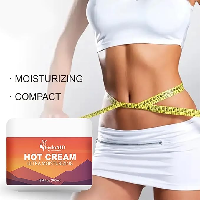 (1pc) Hot Firming Cream Sweat Enhancer, Skin Tightening and Cellulite Reduction Lotion for Stomach, Thighs and Butt, Ulta Moisturizing Pre and Post Workout Sweat Cream for Better Results (3.4 fl oz)