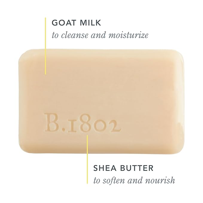 Beekman 1802 Coconut Cream Palm-Sized Bar Soap - Scented - 3.5 oz - Cleanses, Nourishes & Hydrates - Certified Microbiome Friendly - No Irritation - Good for Sensitive Skin