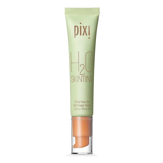 Pixi H2O SkinTint | Tinted Gel Moisturizer | Lightweight, Hydrating & Water-Resistant | Evens Tone & Reduces Redness | Honey | 1.2 fl oz/35 ml