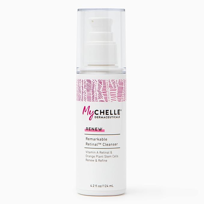 MyCHELLE Dermaceuticals Remarkable Retinal Facial Cleanser (4.2 Fl Oz), Renews and Refines Skin with Vitamin A Retinaldehyde and Orange Plant Stem Cells