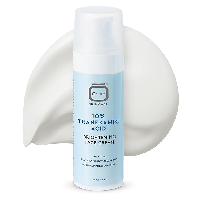 OMIC 10% Tranexamic Acid Cream – 1 fl oz / 30ml – Skin Brightening Cream, Reduce Appearance of Dark Spots, Skin Moisturizer, Even Skin Tone with Coconut Oil & Vitamin E