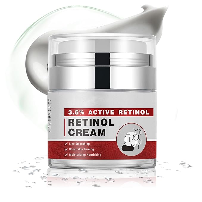 Retinol Anti Aging Face Moisturizer Creams for Face, Collagen Cream With Hyaluronic Acid, Face Lift Cream for Skin Tightening and Firming, Wrinkle Smoother for Women & Men
