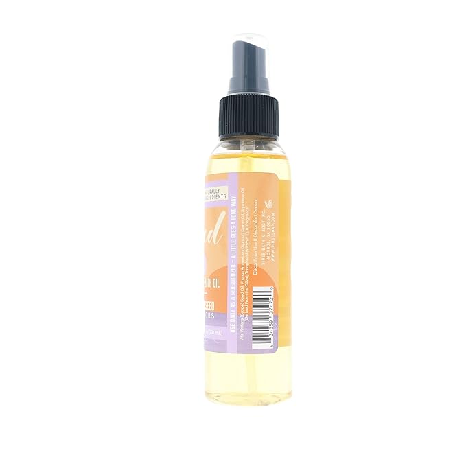 Rinse Bath & Body Coco Kissed Body Oil Moisturizer Spray - Natural, Light & Fast Absorbing | Squalane, Grapeseed & Apricot Oil | All Skin Types | Shower & Massage | Vitamin E | Handmade | 4floz