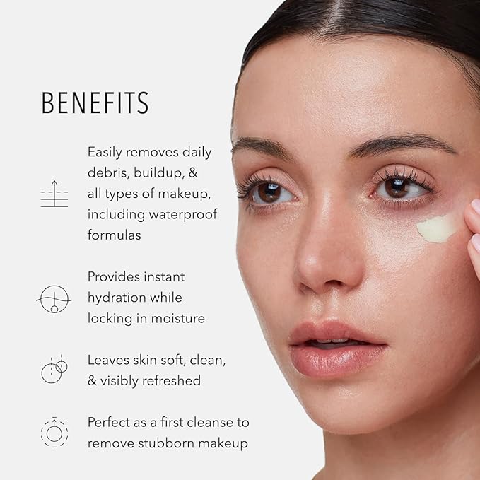 HydroPeptide Makeup Melt, Botanical Cleansing Balm, Restores, Softens and Hydrates Lips, 3.4 Ounce