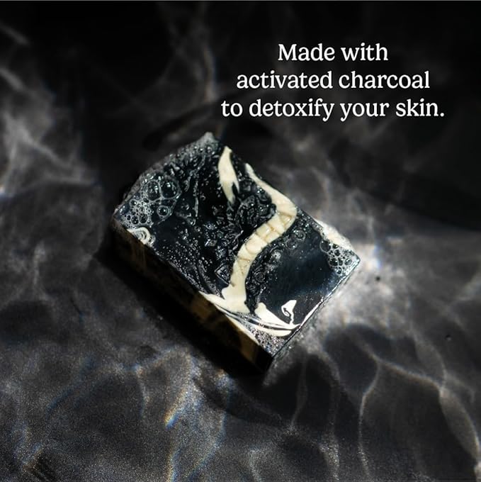 Pacha Soap Co. Bar Soap, Earthy Clean Bundle, 3-Pack (4 oz ea) - Coconut Lemon, Dirty Hippie, and Charcoal - Premium, Handcrafted, Hydrating, Natural Face Wash, Hand Cleanser, Soothing Essential Oils