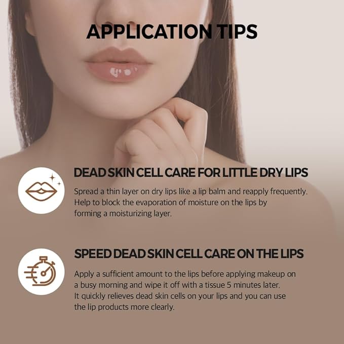 Klavuu Lip Mask Sleeping Pack (0.7oz) – Overnight Deep Hydrating Korean Lip Balm Treatment for Very Dry, Chapped Lips | Lip Lightening & Plumping with Instant Hydration | Gentle Exfoliating (Coconut)